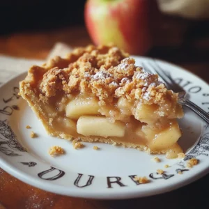 Apple Crisp Pie
