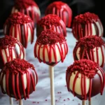 Bloody Red Velvet Cake Pops