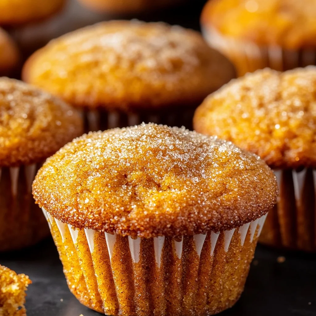 Cinnamon Sugar Pumpkin Muffins