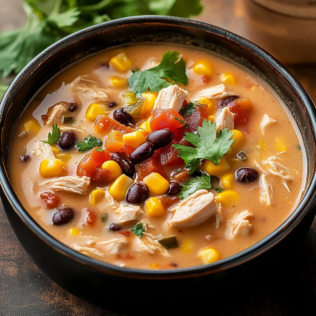 Creamy Chicken Taco Soup