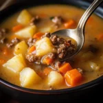 Crockpot Cheeseburger Soup