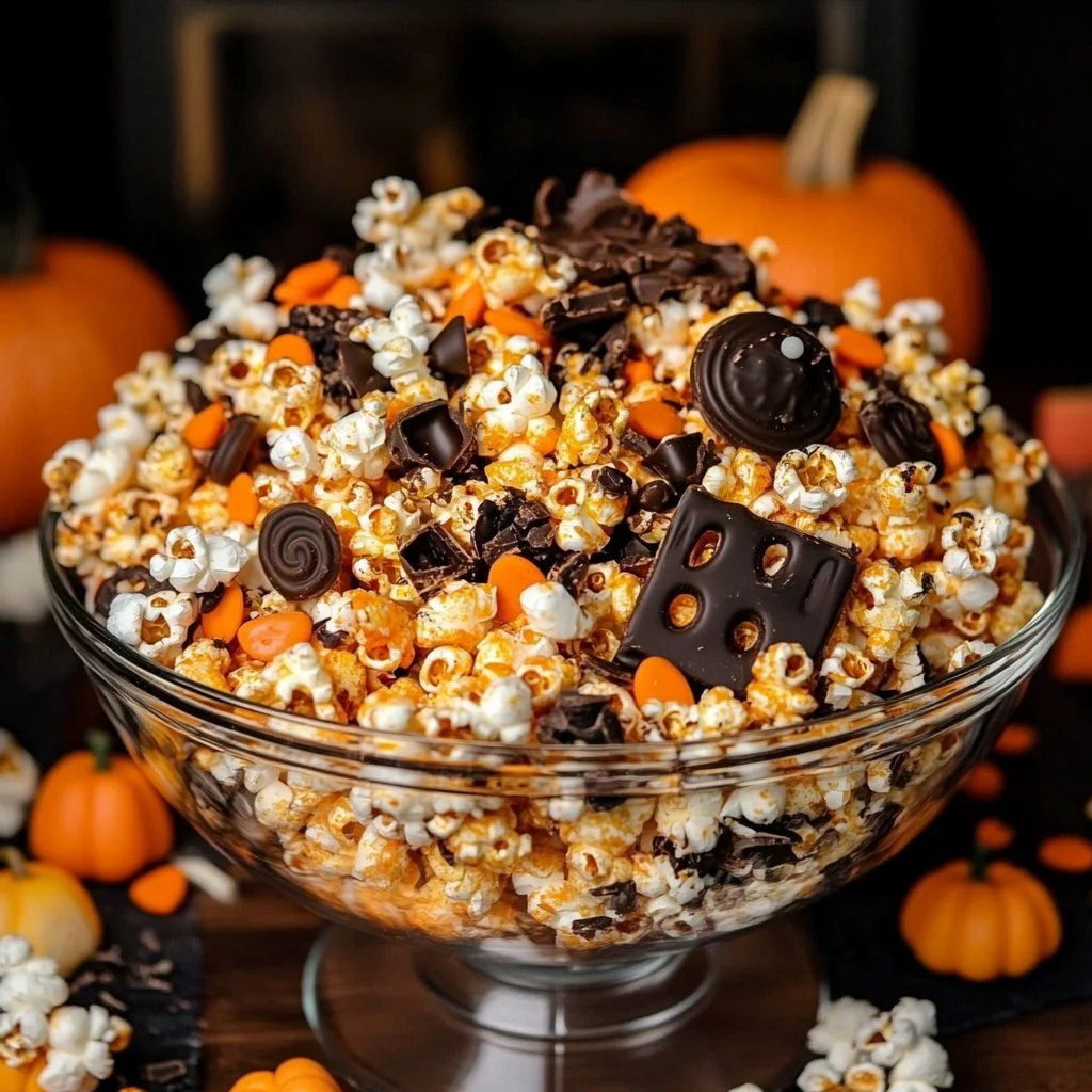 Halloween popcorn