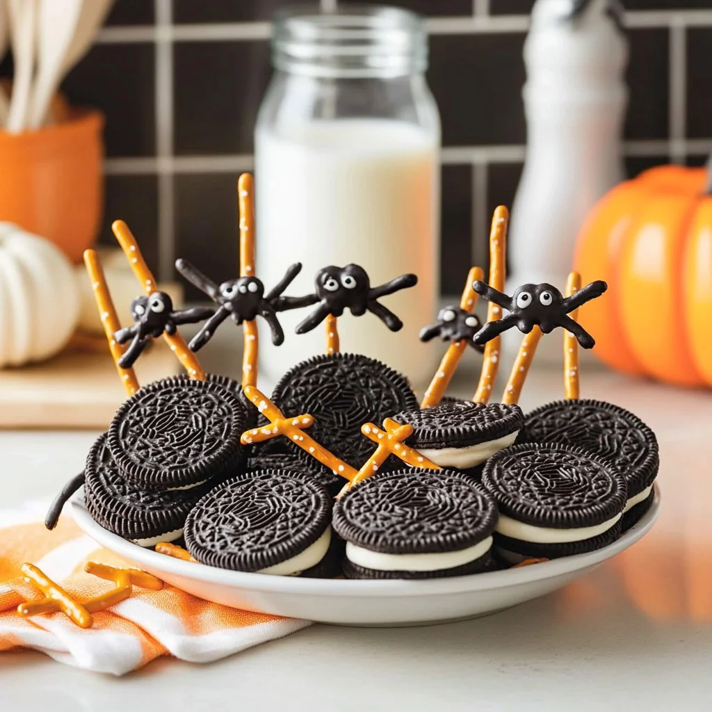 Oreo Spiders for Halloween