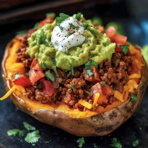 taco stuffed sweet potatoes