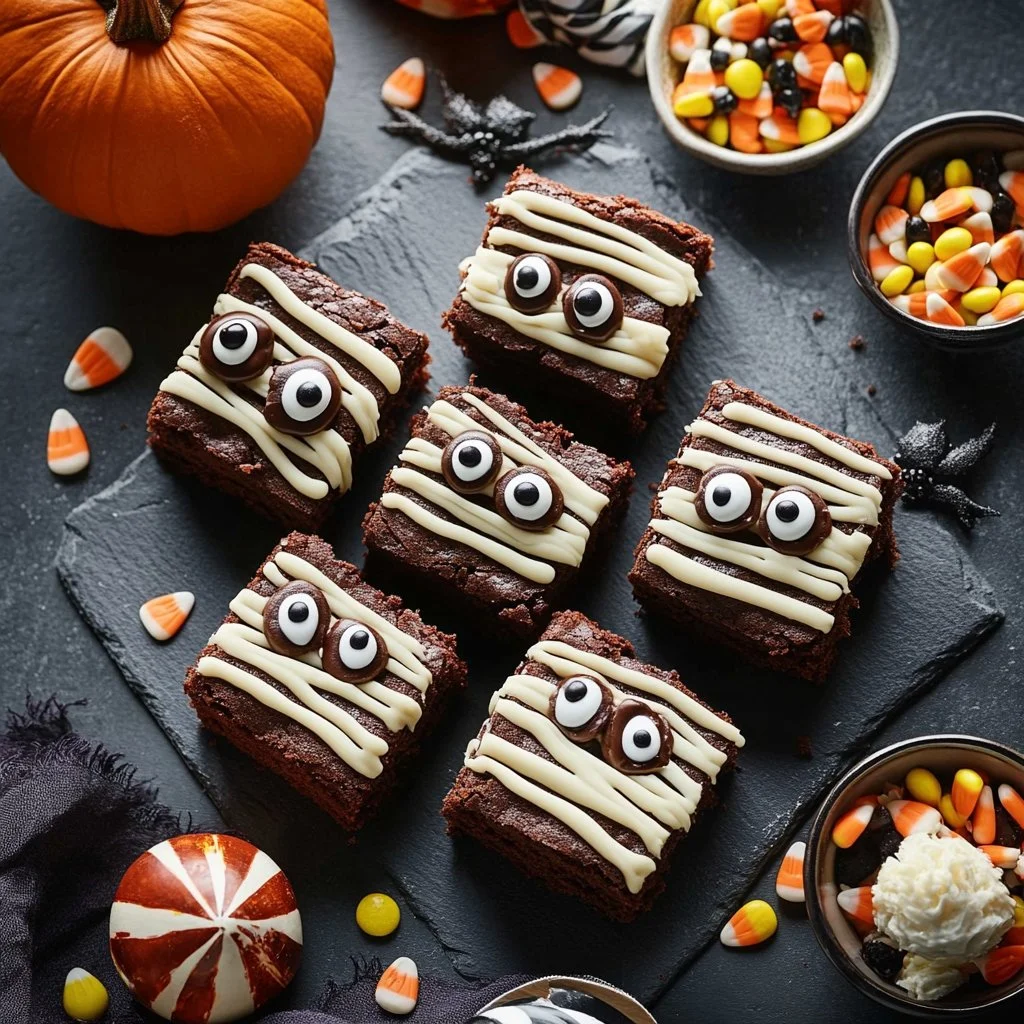 Halloween brownies