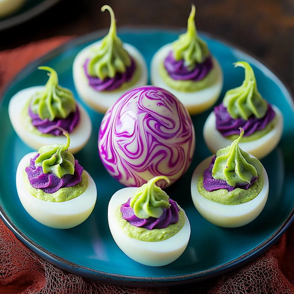 Halloween Deviled Eggs