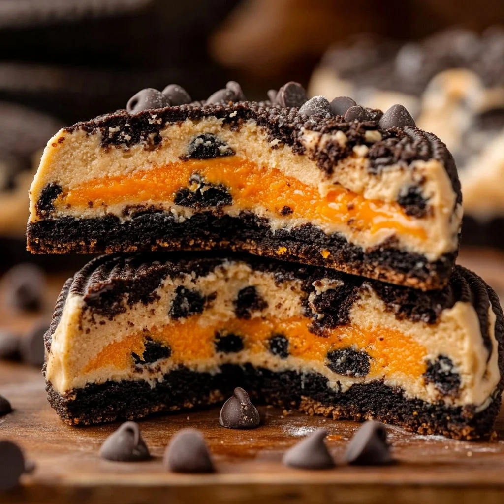 Oreo Stuffed Chocolate Chip Cookies