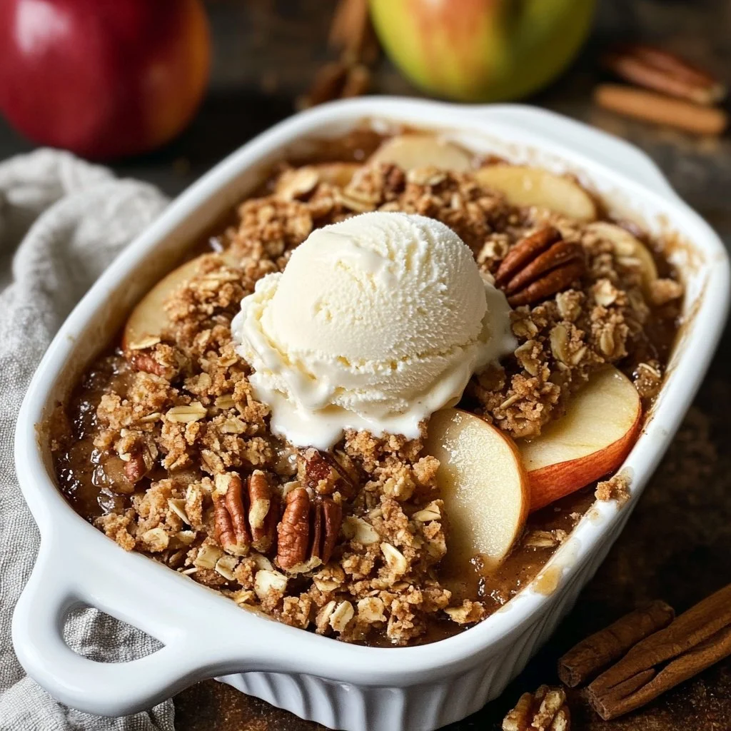 Maple Pecan Apple Crisp