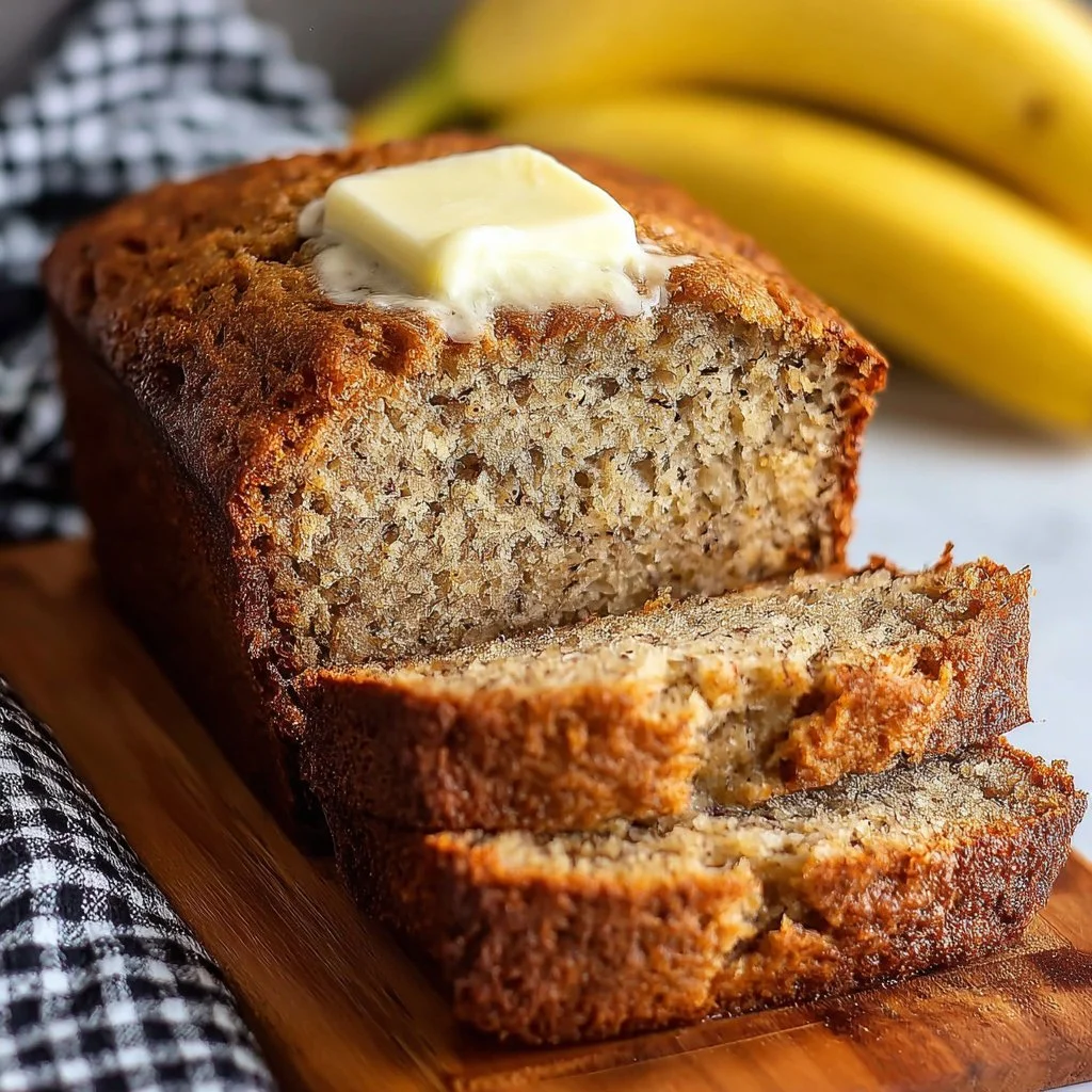 Moist Banana Bread Recipe