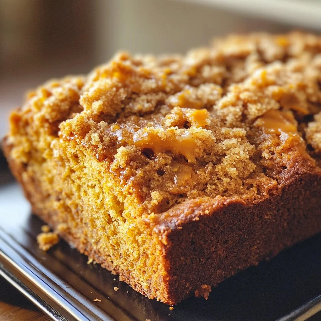 Grandma's Pumpkin Bread With Streusel