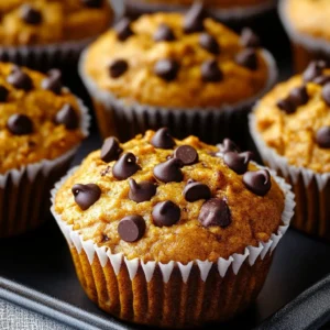 Pumpkin Chocolate Chip Muffins