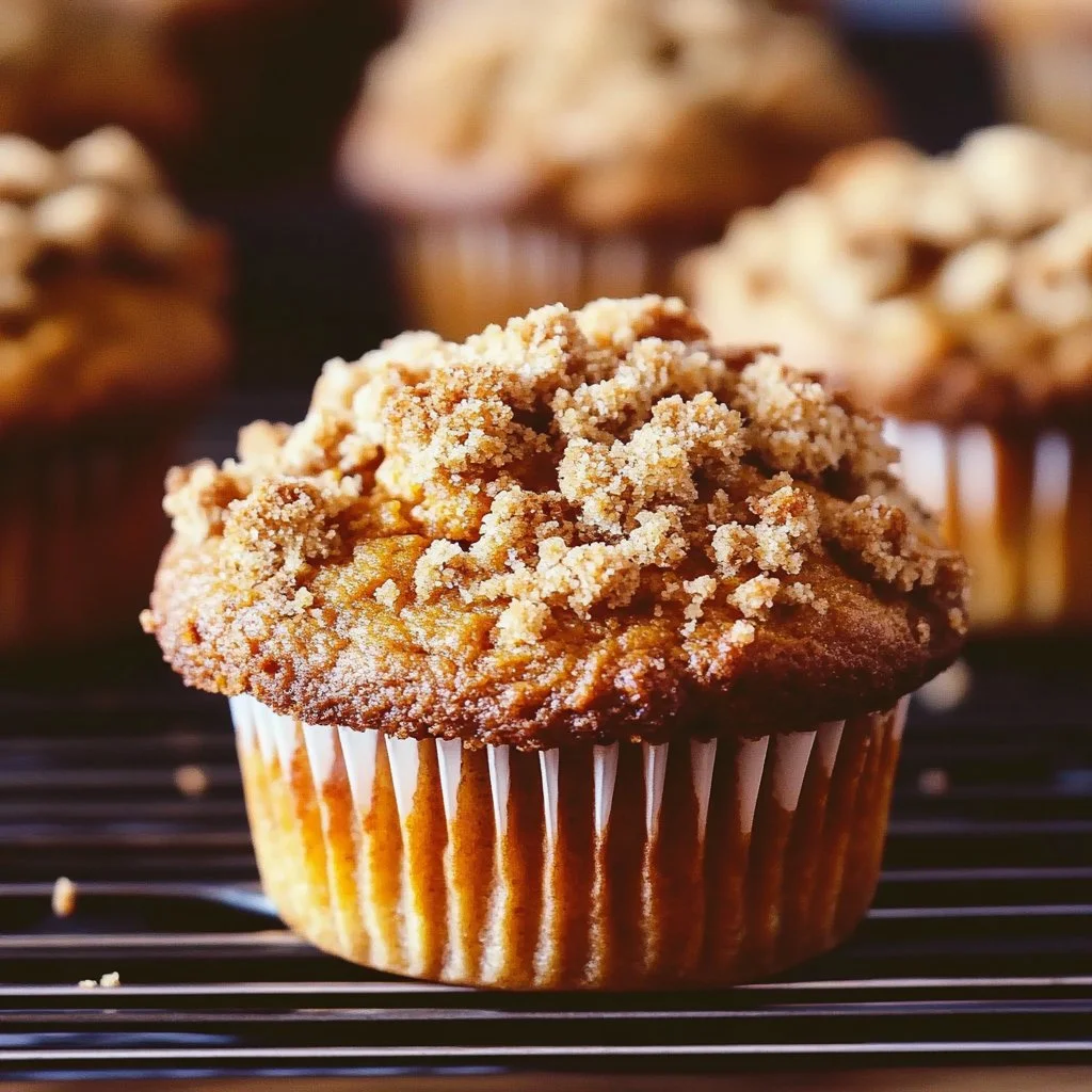Pumpkin Crumb Muffins