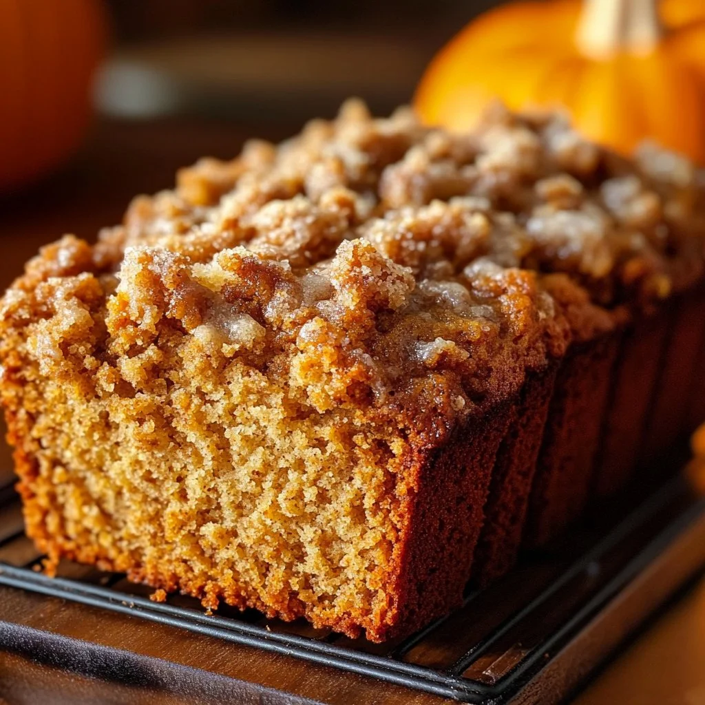 Pumpkin Streusel Bread
