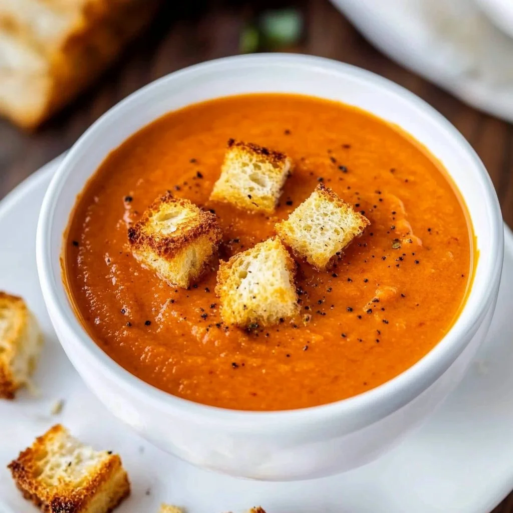 Roasted Tomato Basil Soup