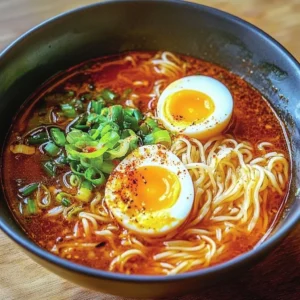 Spicy Gochujang Noodle Soup