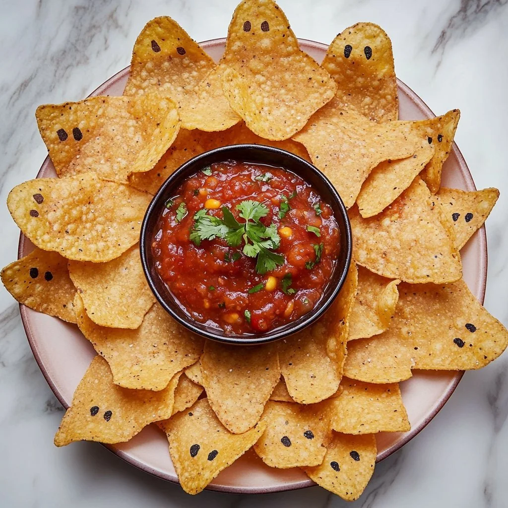 Spooky Baked Halloween Chips