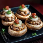 Stuffed Mushroom Eyeballs