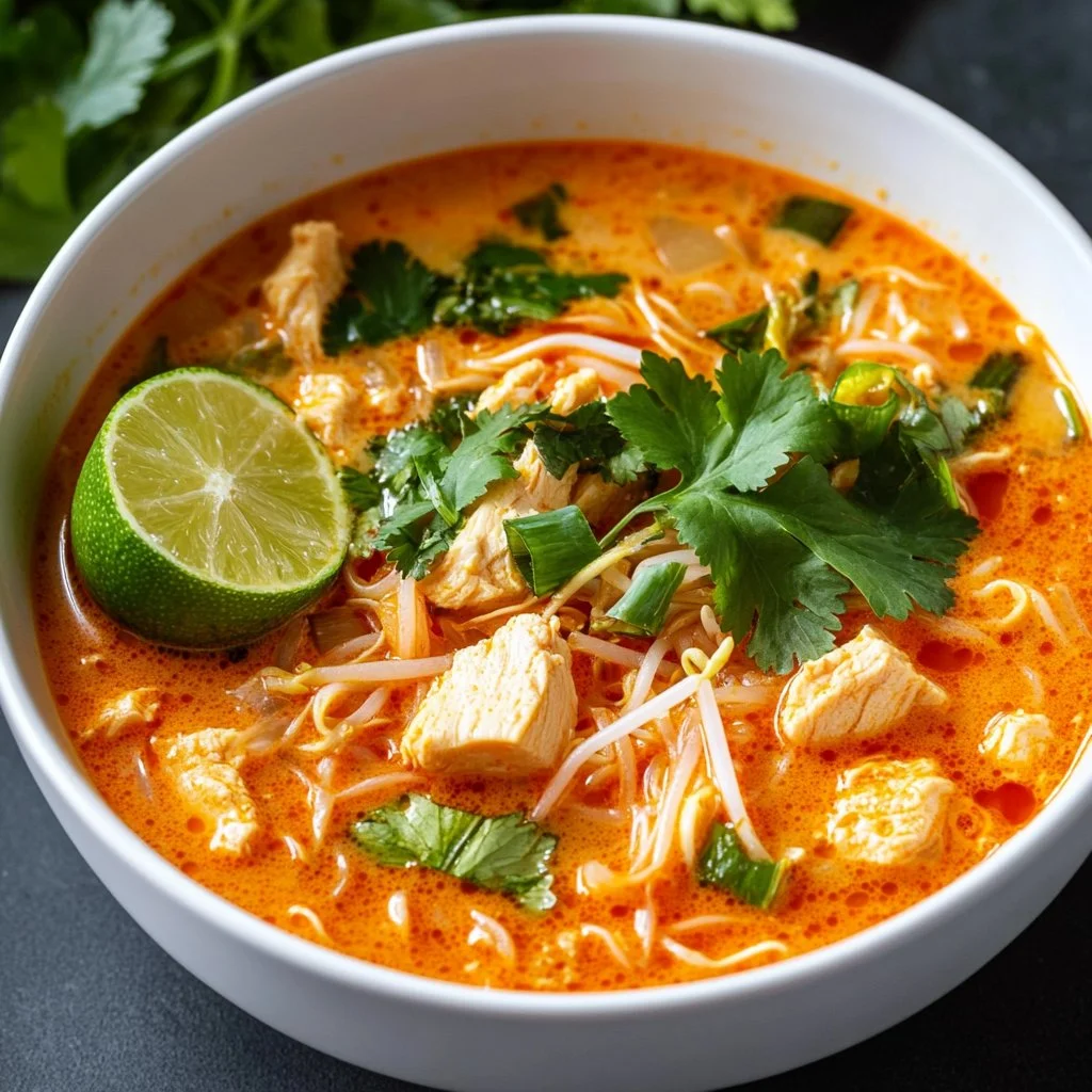 Thai Red Curry Noodle Soup