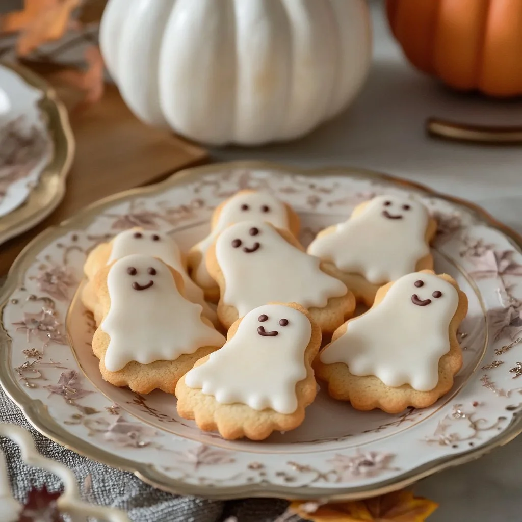 Thumbprint Ghost Cookies