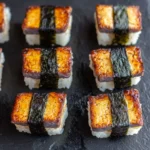 Vegan Halloween Coffin Musubi