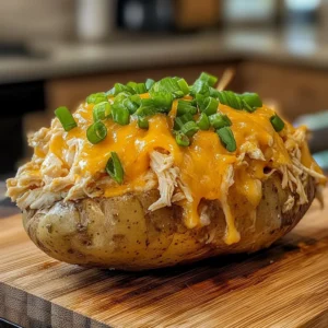 Chicken Ranch Baked Potatoes