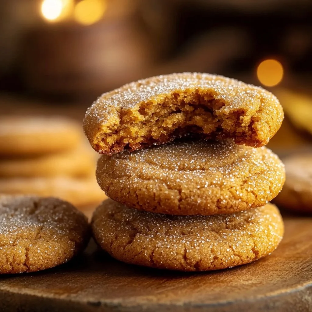 pumpkin sugar cookies