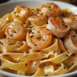 Creamy Shrimp Fettuccine Pasta