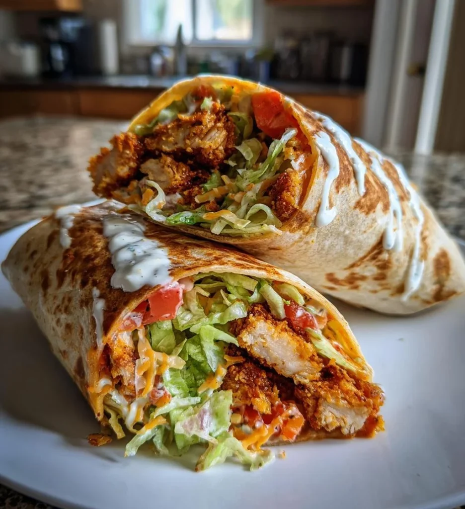 Crispy Chicken Ranch Snack Wrap