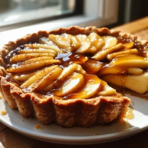 Gluten Free Caramel Apple Tart