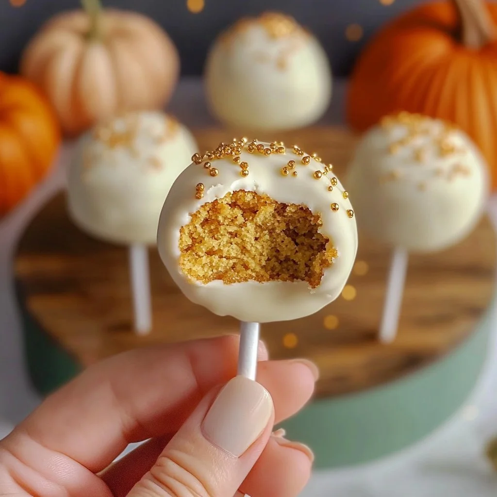 pumpkin spice cake pops