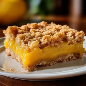 Delicious homemade Mango Crumb Bars with an oat crumble topping.