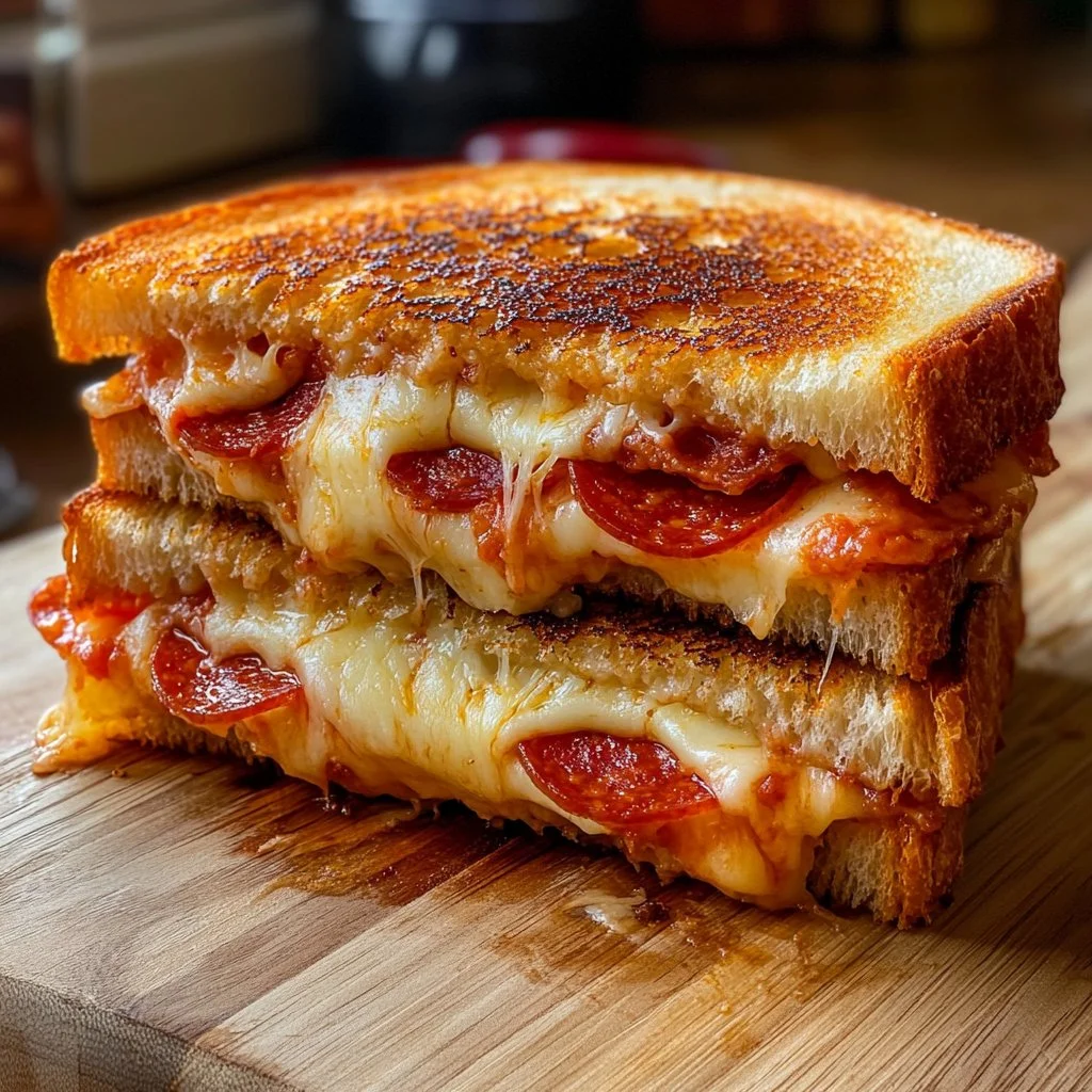 Pizza Grilled Cheese Sandwiches