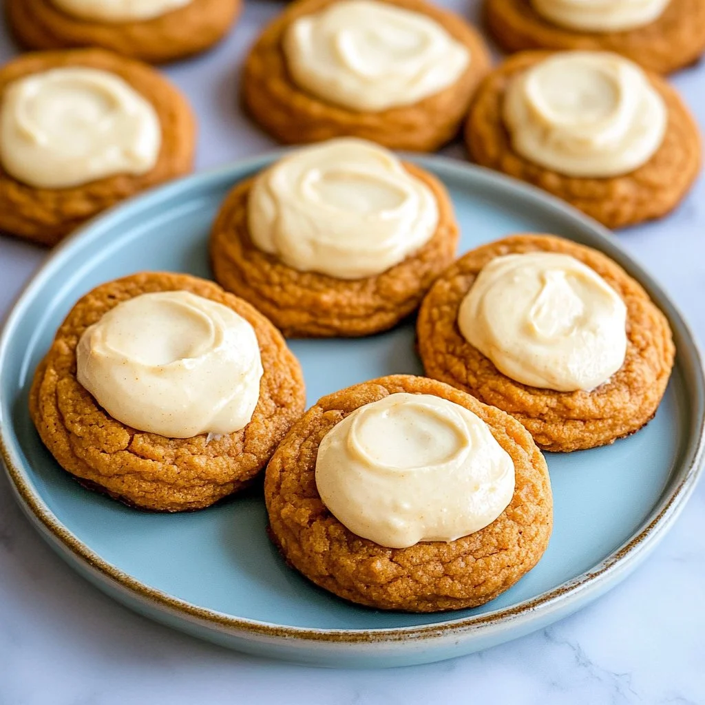 Pumpkin Spice Cheesecake Cookies