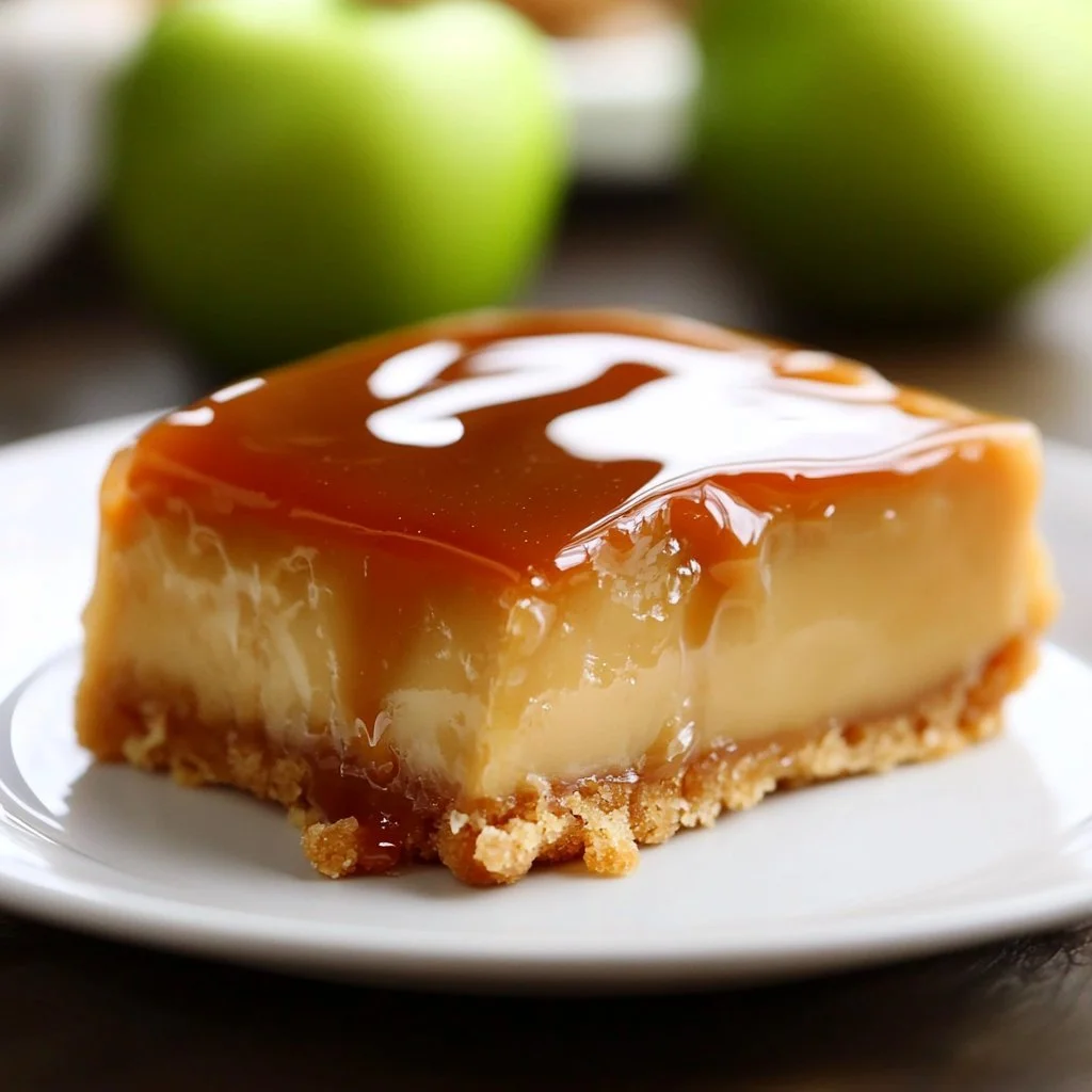 Salted Caramel Apple Sheet Cake