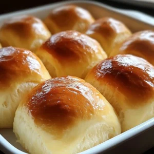 Soft and Fluffy Yeast Rolls