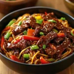 Sticky Beef Noodles