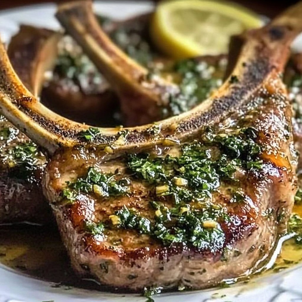 Savor the Flavor of Garlic and Herb Lamb Chops Tonight!