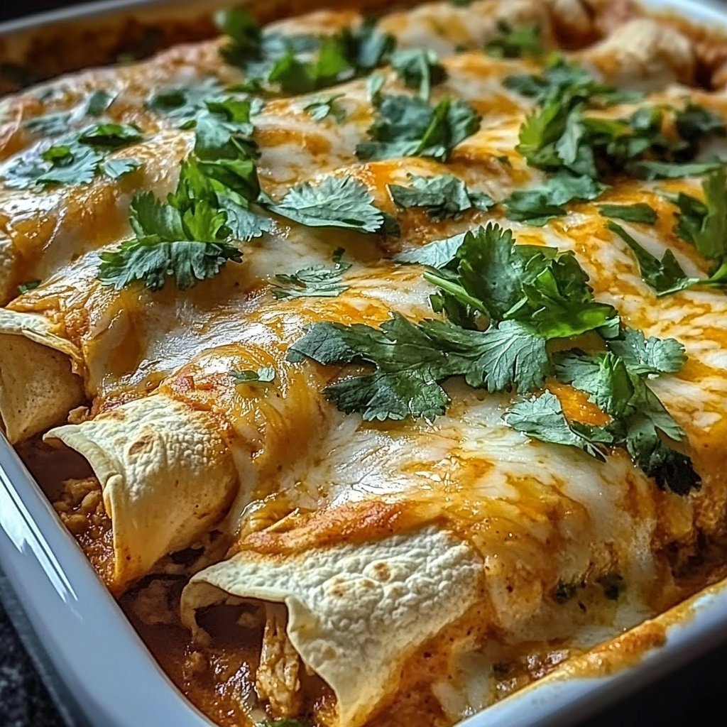 Make High Protein Chicken Enchiladas for a Flavorful Meal!