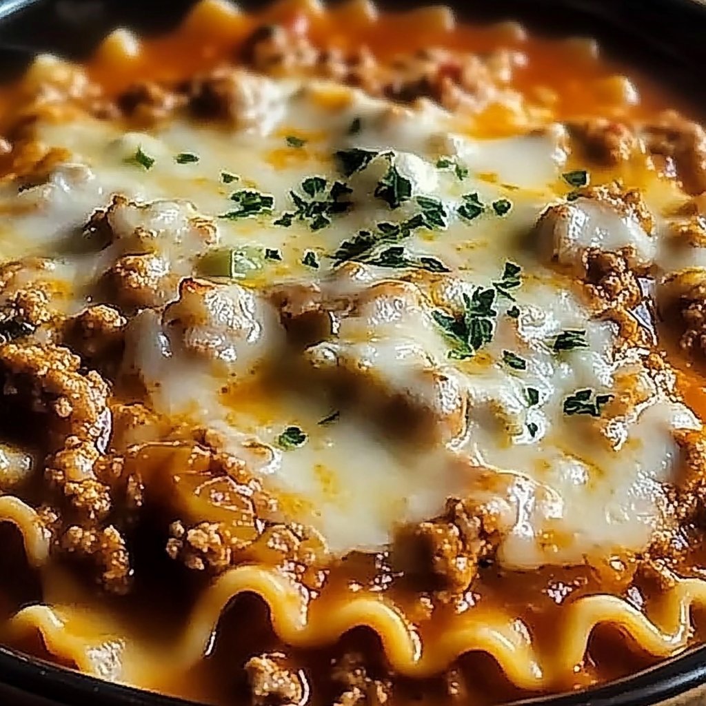 Savor the Comfort of Delicious Crock Pot Lasagna Soup Today!