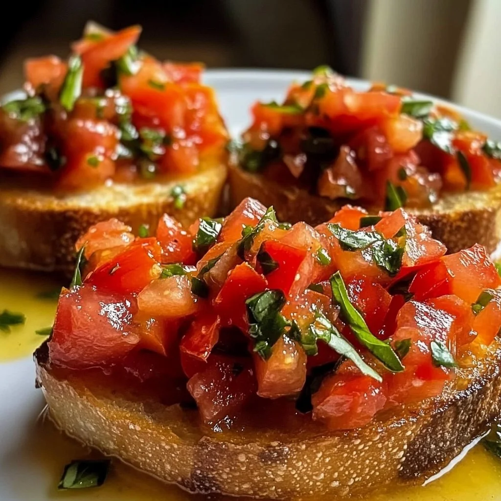 Bruschetta with Tomato & Basil