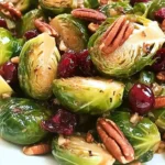Brussels Sprouts with Cranberries
