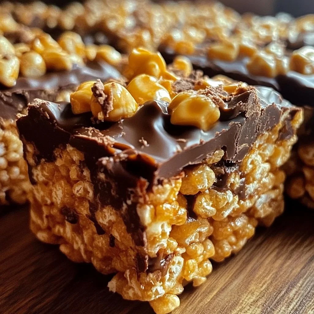 Butterfinger Rice Krispie Treats