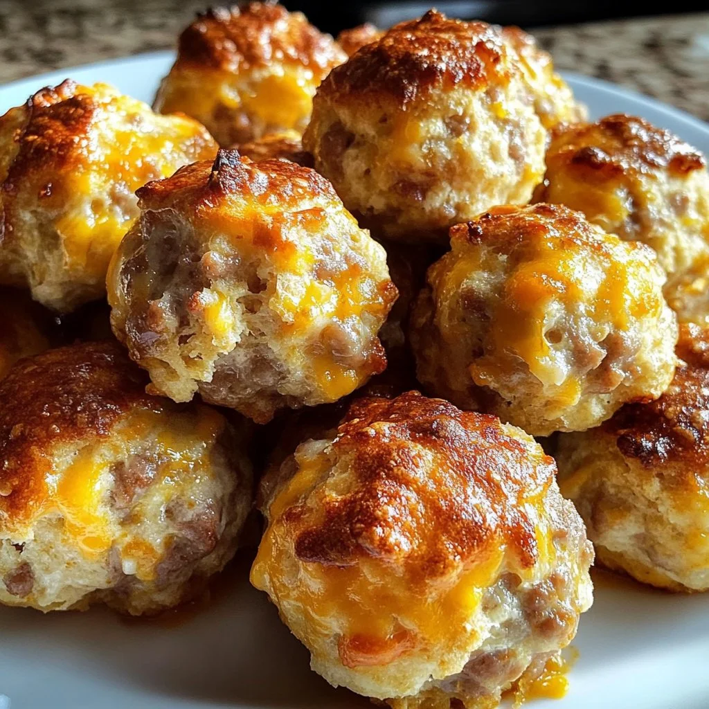 Cheddar Bay Biscuit Sausage Balls