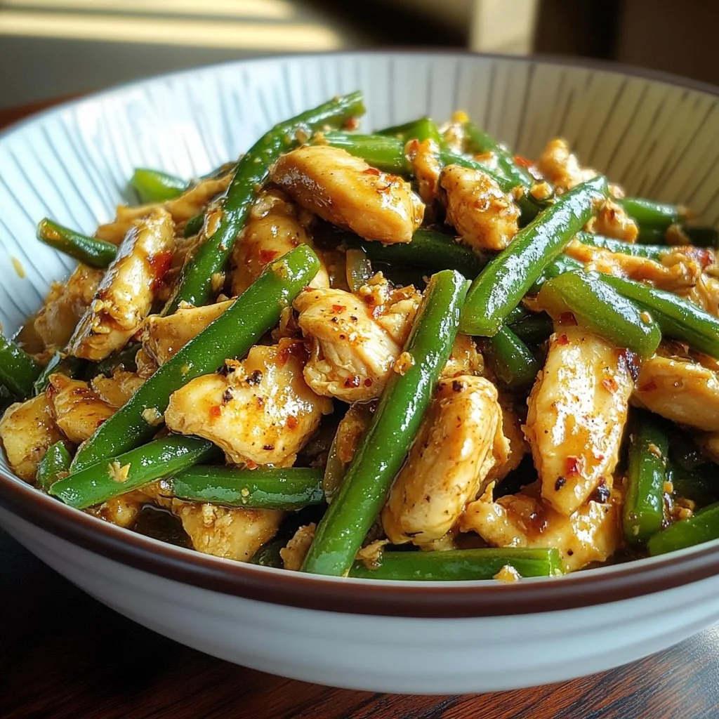 Chicken Green Bean Stir Fry