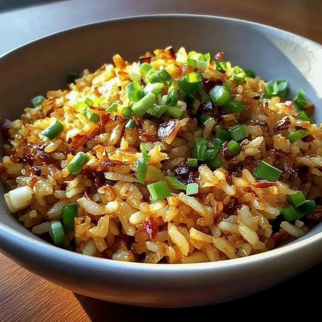 Chili Oil Garlic Rice