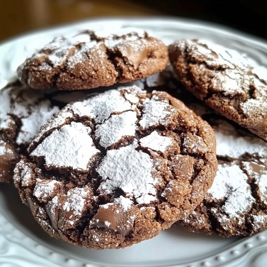 Chocolate Crinkle Cookies