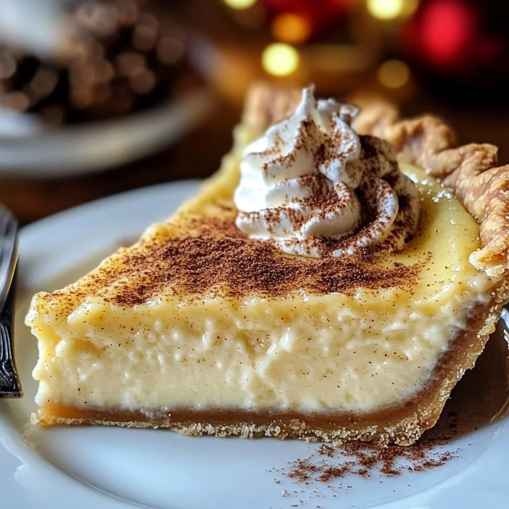 Cinnamon-Vanilla Custard Pie
