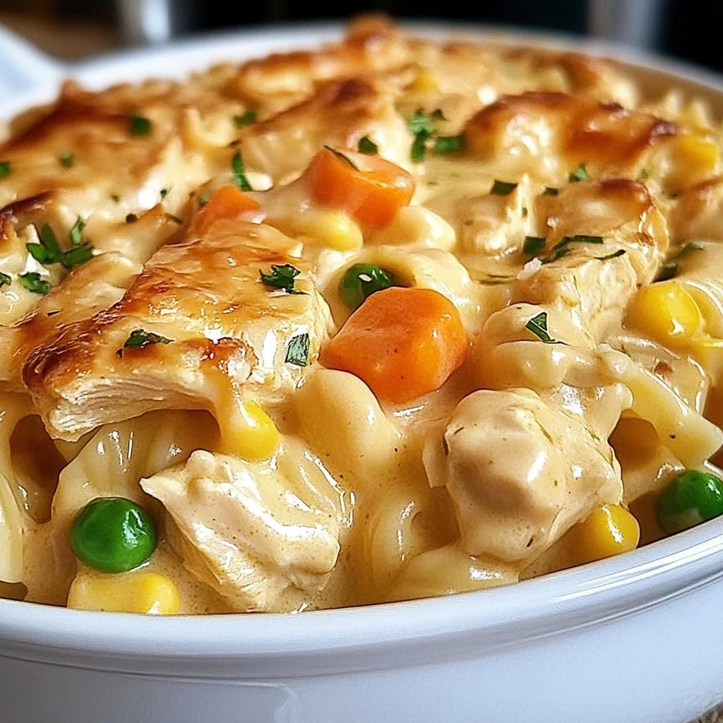 Classic Chicken Pot Pie Pasta