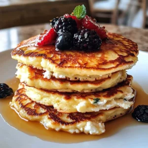 High Protein Cottage Cheese Pancake