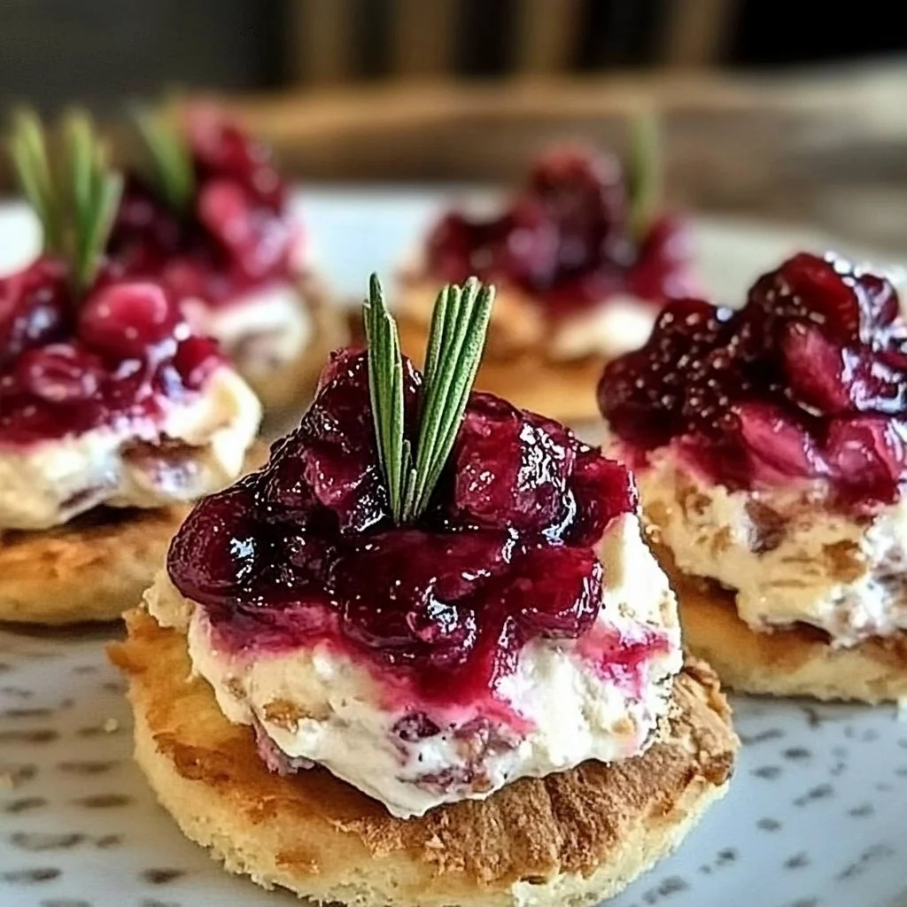 Cranberry Cream Cheese Bites